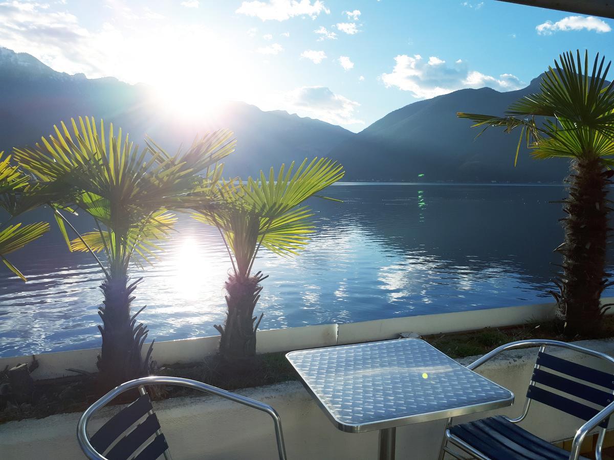 Hotel Garni Battello Melide Exterior photo